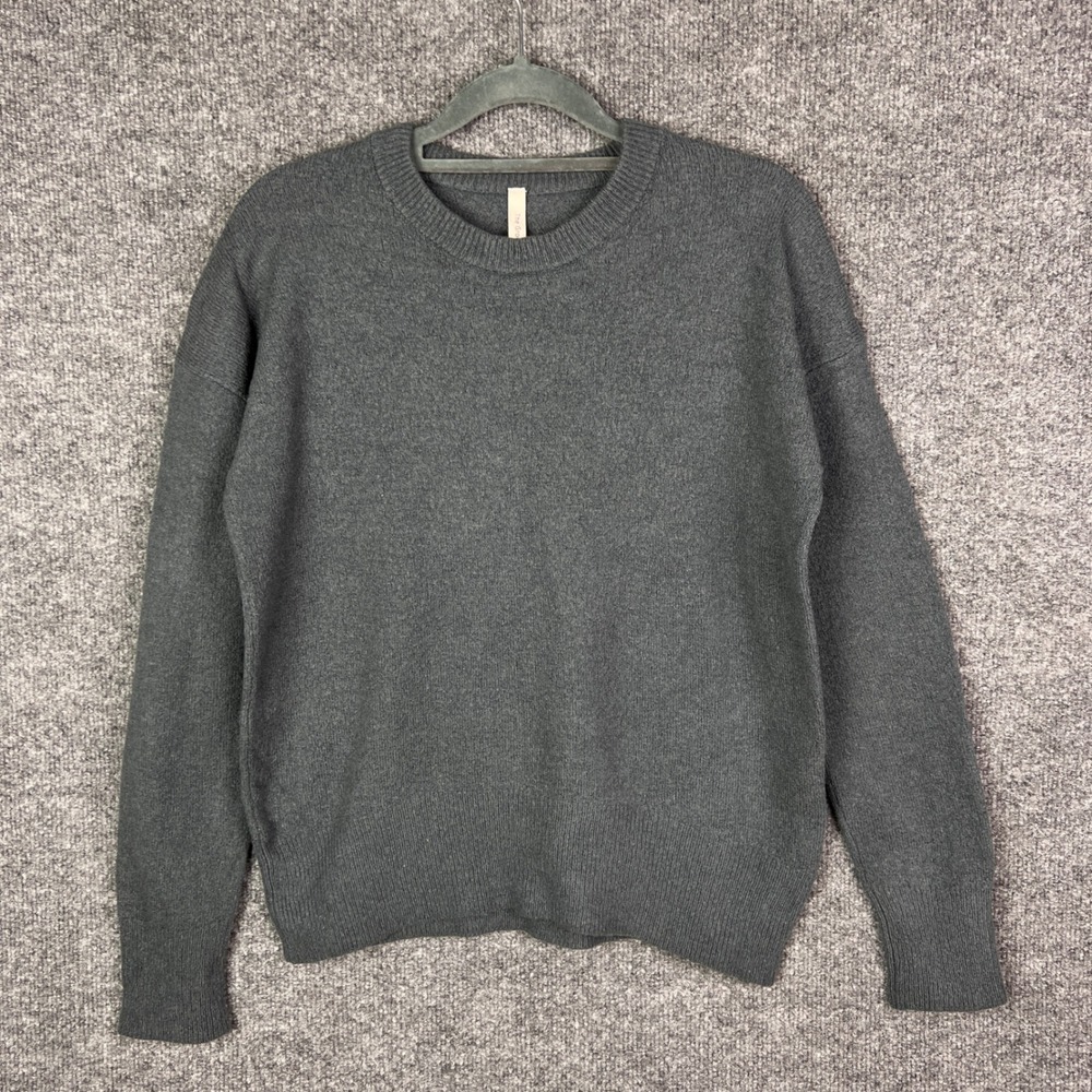 The Group Babaton Women's‎ Sweater Crew Neck Wool blendLong Sleeve Gray Knit 2XS